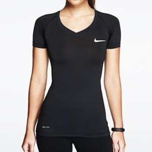 Nike Dri-Fit Black Mesh Athletic Top